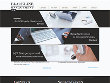 Tablet Screenshot of blacklinemanagement.com